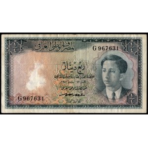 Iraq. 1/4 Dinar 1950