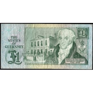 Guernsey. 1 Pound 1989