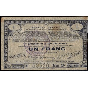 France. 1 Franc Bond 1917