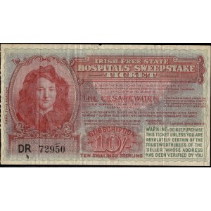 Ireland. 10 Shillings 1932 Irish Free State Hospitals' Sweepstake Ticket