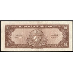 Cuba. 10 Pesos 1960