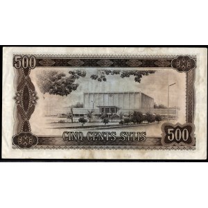 Guinea. 500 Sylis 1980