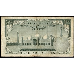 Pakistan. 100 Rupees 1950