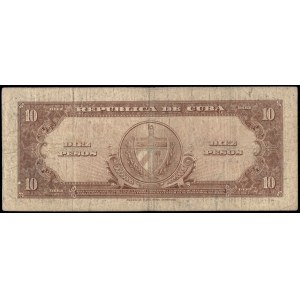 Cuba. 10 Pesos 1949