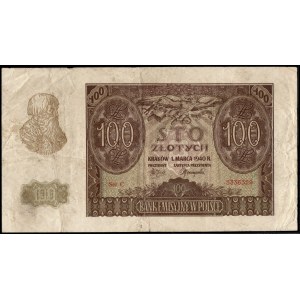 Poľsko. 100 zlotých 1940