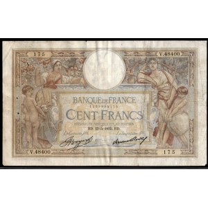 France. 100 Francs 1935