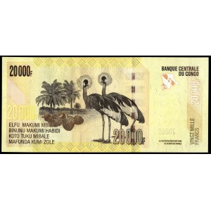 Congo. 20000 Francs 2022