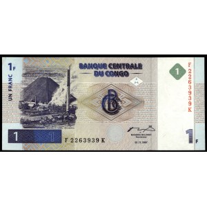 Congo. 1 Franc 1997