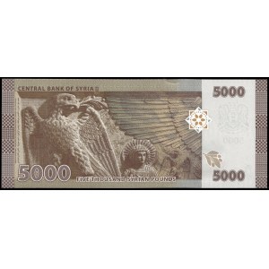 Syrien. 5000 Pfund 2023 Radar S/N 0283820
