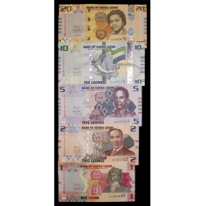 Sierra Leone. Set of 1,2,5,10 & 20 Leones 2022