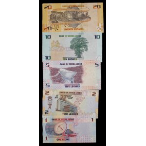Sierra Leone. Set of 1,2,5,10 & 20 Leones 2022