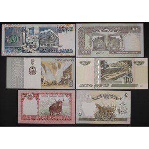 World. 6 Mixed Banknotes