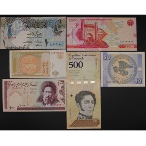 World. 6 Mixed Banknotes
