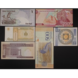 World. 6 Mixed Banknotes