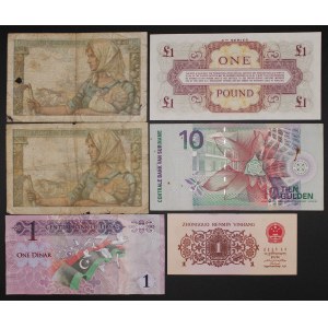 World. 6 Mixed Banknotes