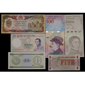 World. 6 Mixed Banknotes