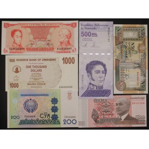 World. 6 Mixed Banknotes