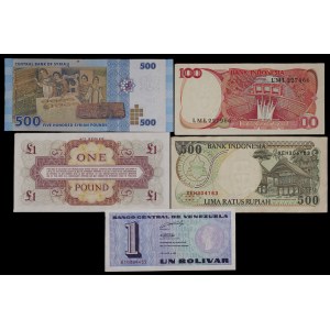 World. 5 Mixed Banknotes