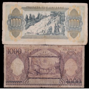 World. 2 Mixed Banknotes