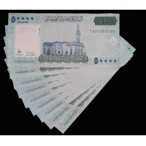 Somalie. 9 pièces de 50000 Shillings 2010