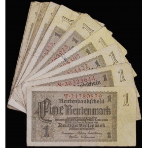 Germany. 40 Pcs of 1 Rentenmark 1937