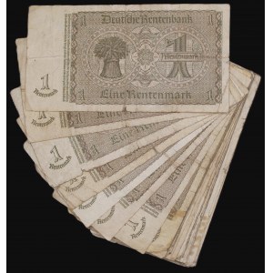 Germany. 40 Pcs of 1 Rentenmark 1937