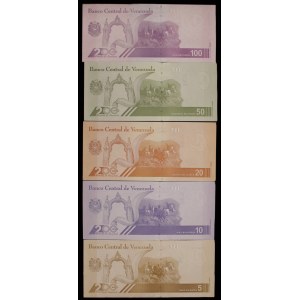 Venezuela. Set 5 10 20 50 100 BsD 2023