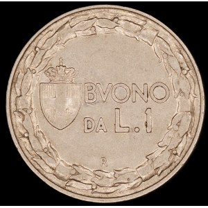 Italy. 1 Lira 1922 Rome