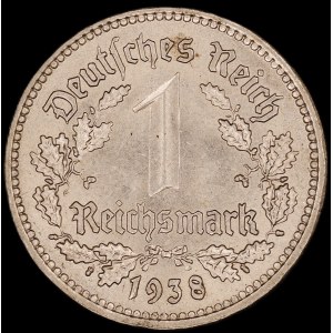 Germany. Third Reich 1 Reichsmark 1938 A Berlin
