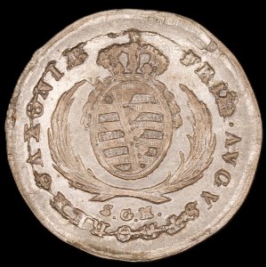 Germany. Saxony 1/12 Taler 1812 Silver