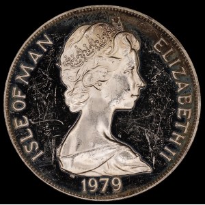 Isle of Man. 1 Crown 1979 Coinage Silver