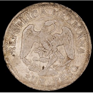 Mexico. Guerrero 1 Peso 1914 Emiliano Zapata Silver