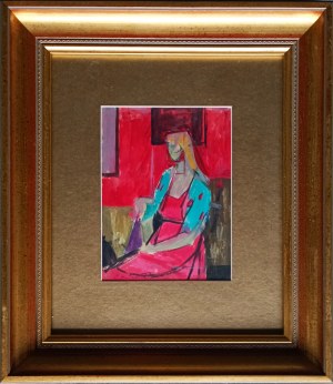 Jan Ekiert (1907-1993), Siedząca kobieta