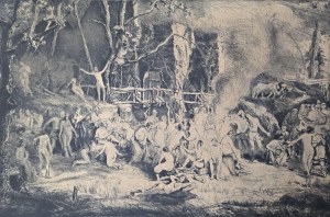 Jan Piotr Norblin (1745-1830), Noc świętojańska, 1802