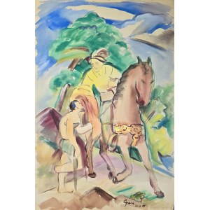 Zdzislaw Cyankiewicz Cyan (1912-1981), Meeting, 1951