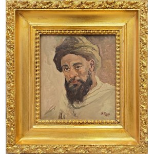 Iwan Trusz (1869-1941), Mężczyzna w turbanie, 1914