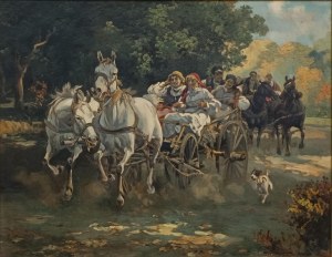 Alfred Wierusz-Kowalski (według), Wesoła przejażdżka