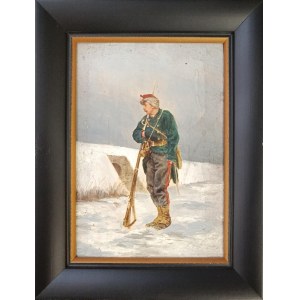 Étienne Prosper Berne-Bellecour, Żołnierz na warcie