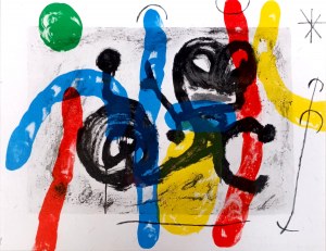 Joan Miro (1893-1983), Kompozycja, 1965