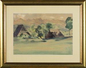 Rafał MALCZEWSKI, Pejzaż z widokiem na Tatry