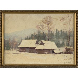 Kazimierz ŁOTOCKI, Motif de Poronin en hiver