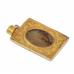 Pendant decorated with floral motif, France, early 20th century.