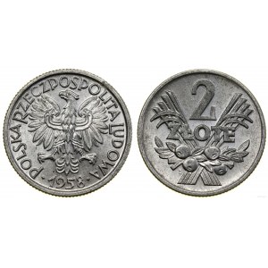 Polska, 2 złote, 1958, Warszawa