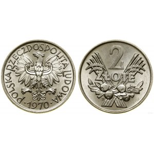 Polska, 2 złote, 1970, Warszawa