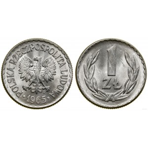 Polska, 1 złoty, 1965, Warszawa
