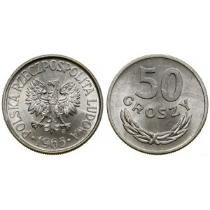 Polska, 50 groszy, 1965, Warszawa