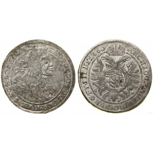Śląsk, 15 krajcarów, 1660 GH, Wrocław