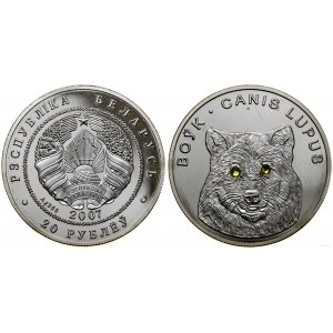 Białoruś, 20 rubli = 1 uncja, 2007, Karlsfeld