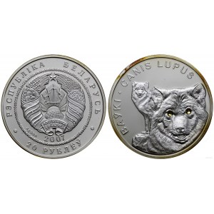 Białoruś, 20 rubli = 1 uncja, 2007, Karlsfeld