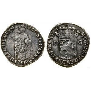 Niderlandy, gulden, 1707
